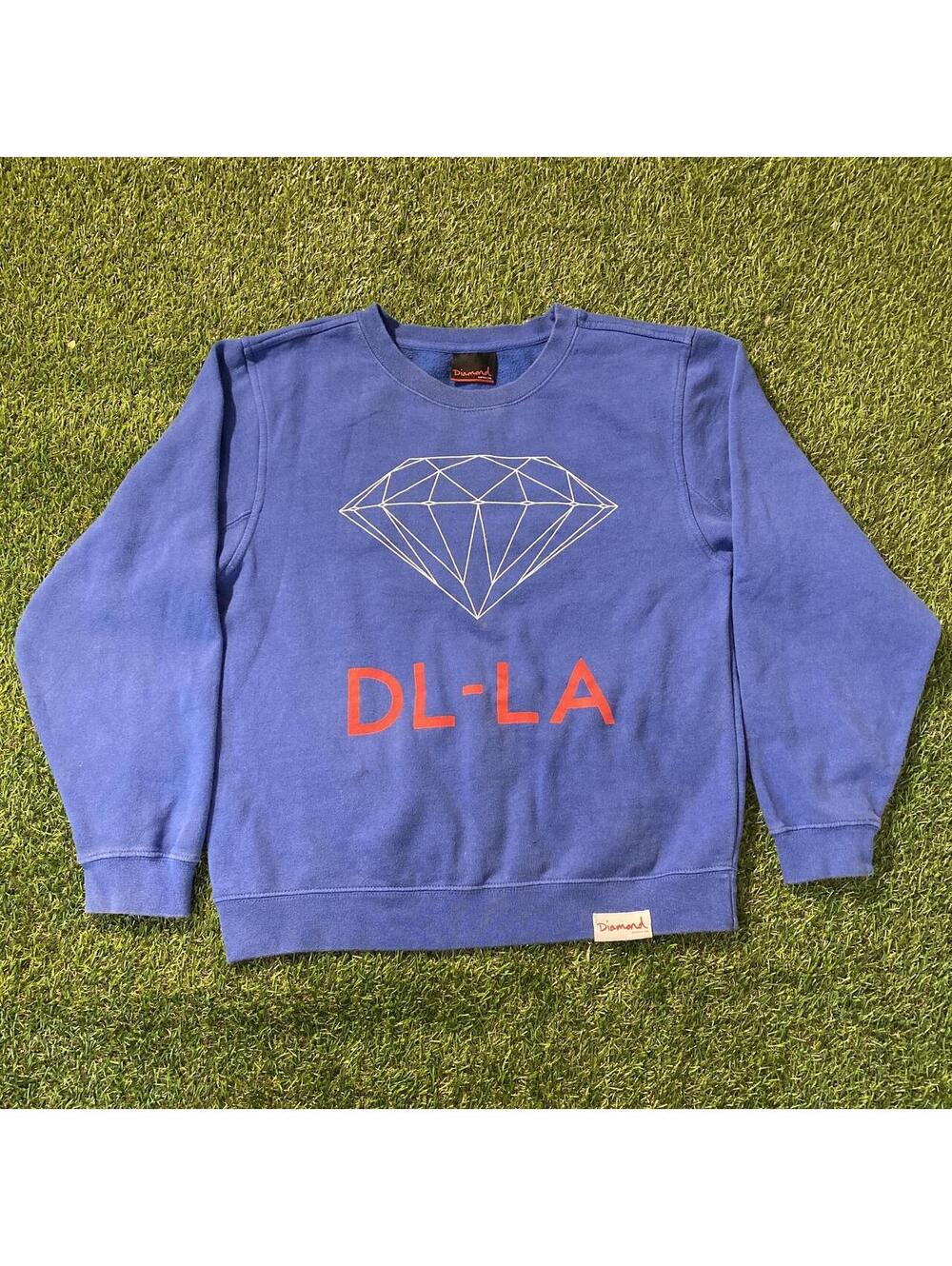 Vintage Y2K Diamond Supply Co. blue crewneck sweatshirt